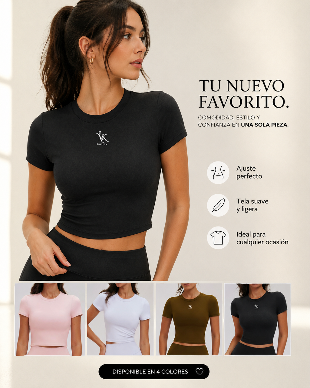 VK Essential Crop Top